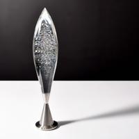 Large Jon Kuhn Spinning Glass Sculpture, 22H - Sold for $11,520 on 03-04-2023 (Lot 176).jpg